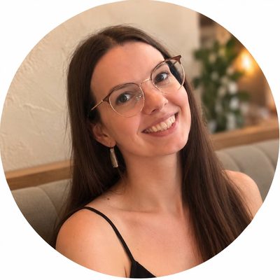 Portrait of Ekaterina, the designer behind Needlepoint Diva